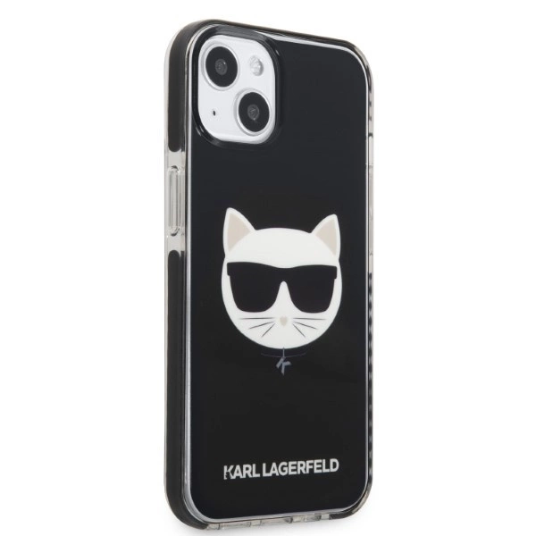 Karl Lagerfeld KLHCP13STPECK iPhone 13 mini 5.4" hardcase black/black Choupette Headeng