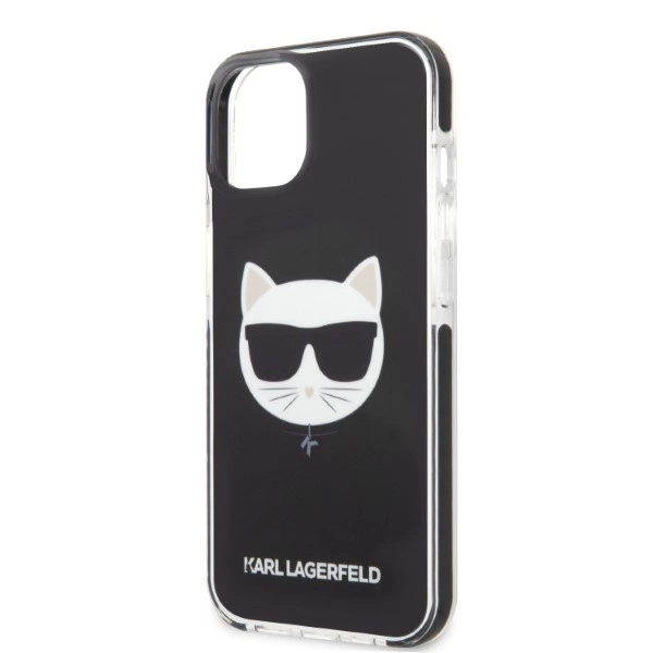 Karl Lagerfeld KLHCP13STPECK iPhone 13 mini 5.4" hardcase black/black Choupette Headeng