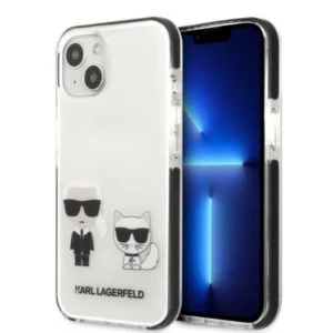 Karl Lagerfeld KLHCP13STPEKCW iPhone 13 mini 5.4" hardcase white/white Karl&Choupetteeng