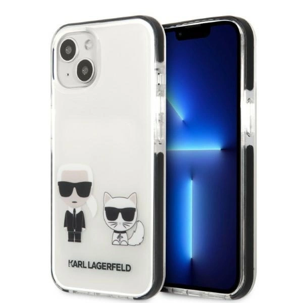 Karl Lagerfeld KLHCP13STPEKCW iPhone 13 mini 5.4" hardcase white/white Karl&Choupetteeng