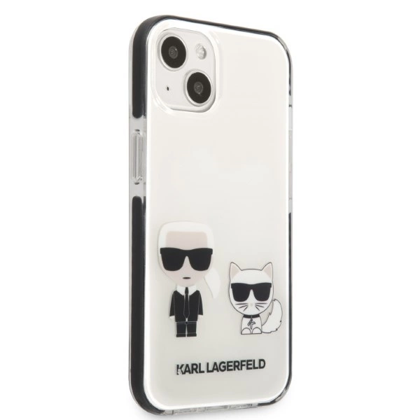 Karl Lagerfeld KLHCP13STPEKCW iPhone 13 mini 5.4" hardcase white/white Karl&Choupetteeng