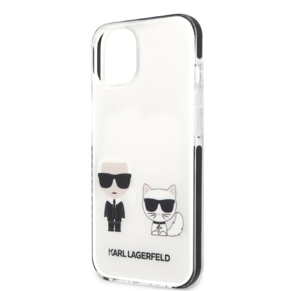 Karl Lagerfeld KLHCP13STPEKCW iPhone 13 mini 5.4" hardcase white/white Karl&Choupetteeng