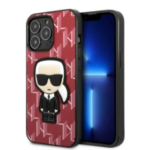 Karl Lagerfeld KLHCP13XPMNIKPI iPhone 13 Pro Max 6.7" hardcase red/red Monogram Ikonik Patcheng