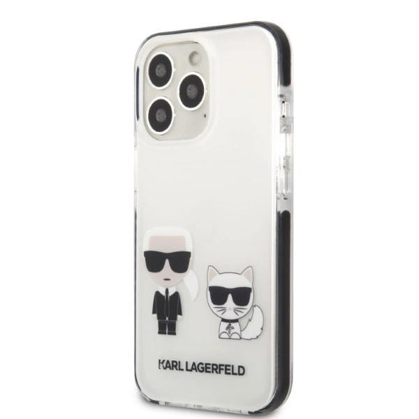 Karl Lagerfeld KLHCP13XTPEKCW iPhone 13 Pro Max 6.7" hardcase white/white Karl&Choupetteeng