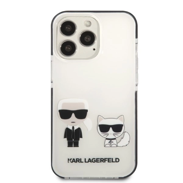 Karl Lagerfeld KLHCP13XTPEKCW iPhone 13 Pro Max 6.7" hardcase white/white Karl&Choupetteeng