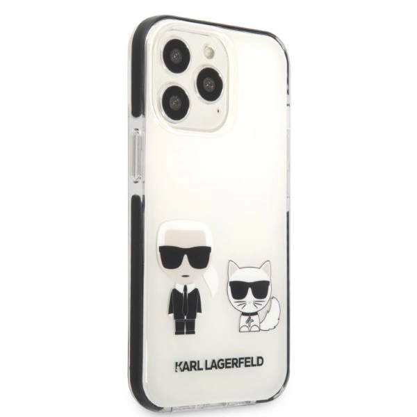Karl Lagerfeld KLHCP13XTPEKCW iPhone 13 Pro Max 6.7" hardcase white/white Karl&Choupetteeng