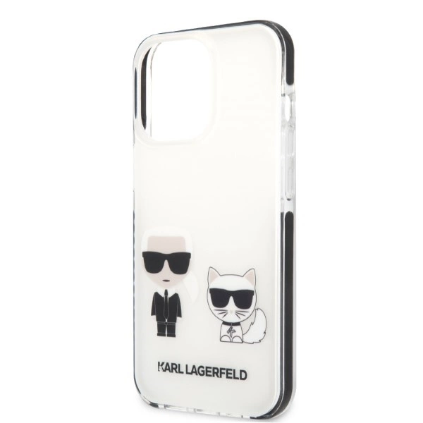 Karl Lagerfeld KLHCP13XTPEKCW iPhone 13 Pro Max 6.7" hardcase white/white Karl&Choupetteeng
