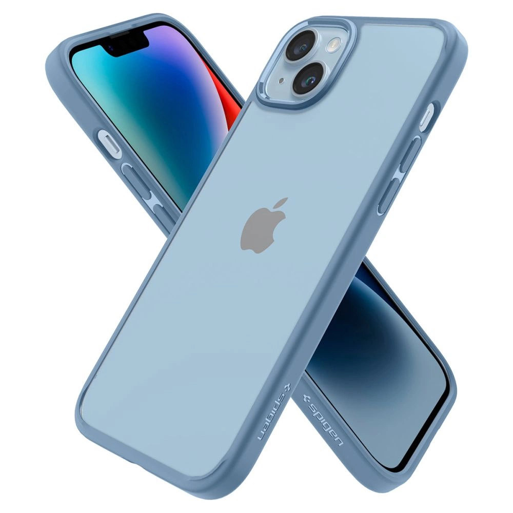 Spigen Ultra Hybrid iPhone 14 Case - Blueeng