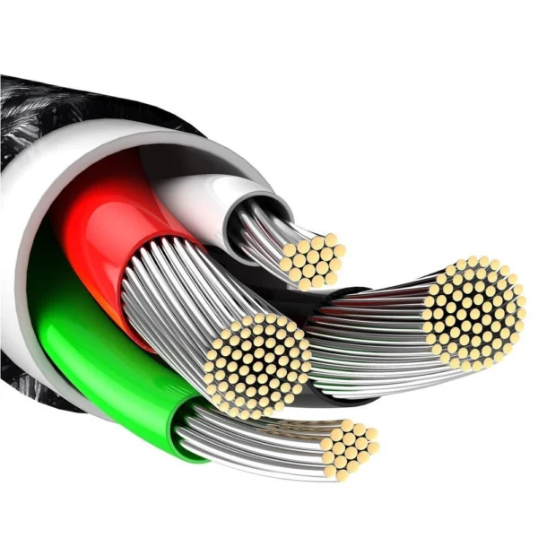 [AFTER RETURN] Baseus Tungsten USB - Lightning cable 2.4 A 1 m black (CALWJ-01)eng