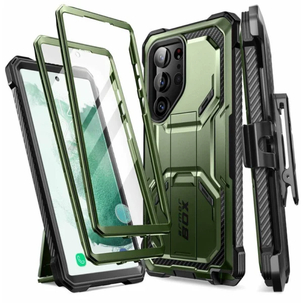 Supcase IBLSN ArmorBox Case for Samsung Galaxy S23 Ultra - Greeneng