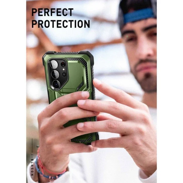 Supcase IBLSN ArmorBox Case for Samsung Galaxy S23 Ultra - Greeneng