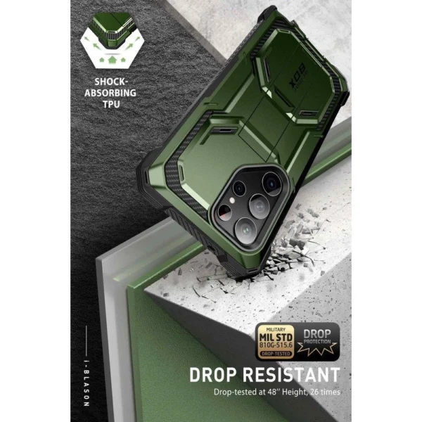 Supcase IBLSN ArmorBox Case for Samsung Galaxy S23 Ultra - Greeneng