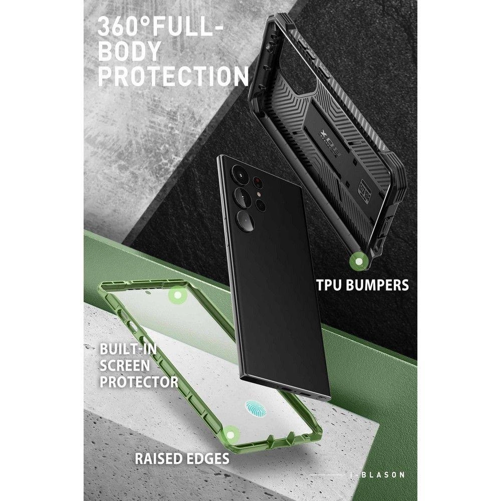 Supcase IBLSN ArmorBox Case for Samsung Galaxy S23 Ultra - Greeneng
