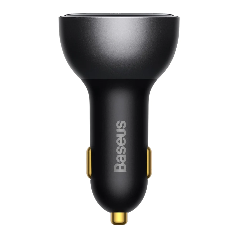 Baseus Digital Display Fast Car Charger USB-A / USB-C PD3.1 140W black + USB-C cable Baseus Superior Series 5A 240W 1m black (CGZX070001)eng