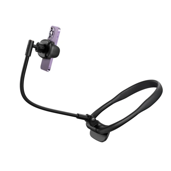 Baseus ComfortJoy Series universal neck mount, phone stand black (LUGB000001)eng