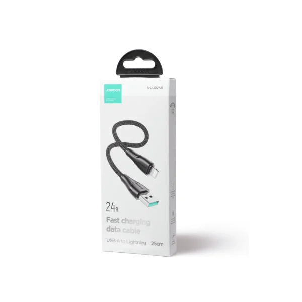 Joyroom Surpass Series A11 USB-A / Lightning 2.4A Cable 0.25 m - Blackeng