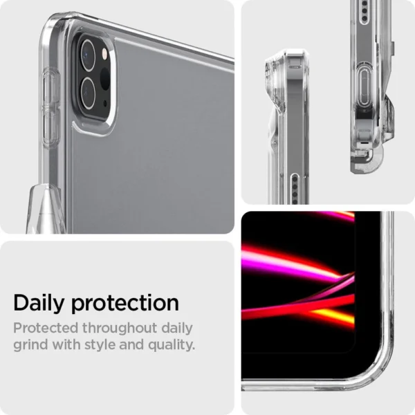 Spigen Airskin Hybrid S Case for iPad Pro 12.9'' 2021 / 2022 - Transparenteng