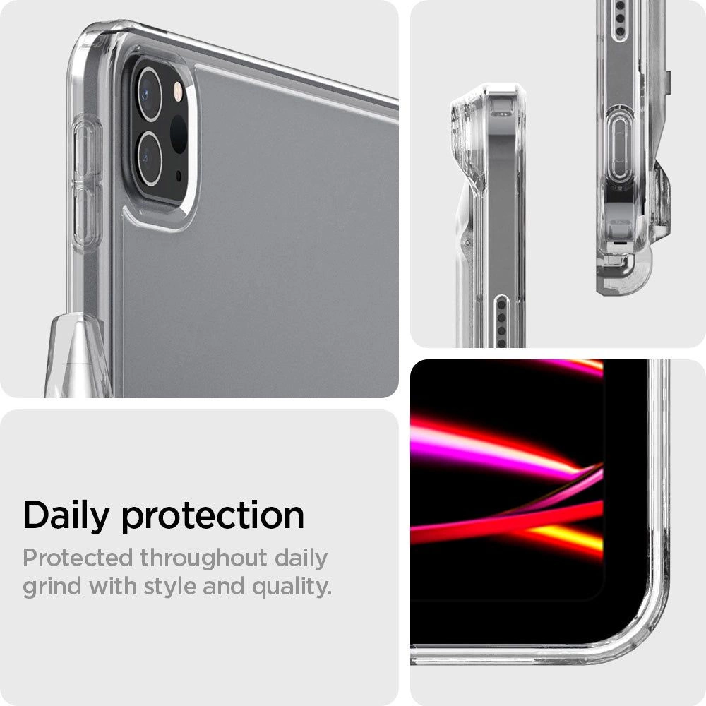 Spigen Airskin Hybrid S Case for iPad Pro 12.9'' 2021 / 2022 - Transparenteng