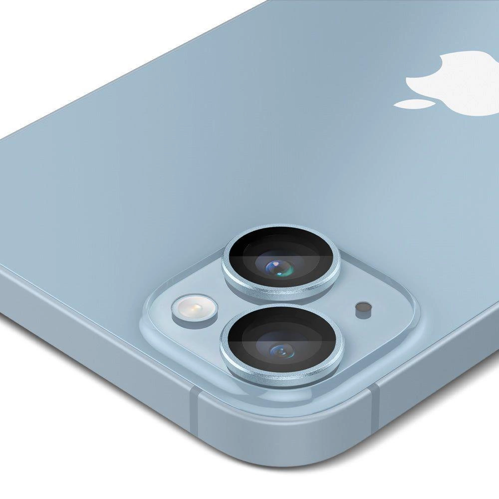 Spigen OPTIK.TR "EZ FIT" CAMERA PROTECTOR 2-PACK IPHONE 14 / 14 PLUS BLUEeng