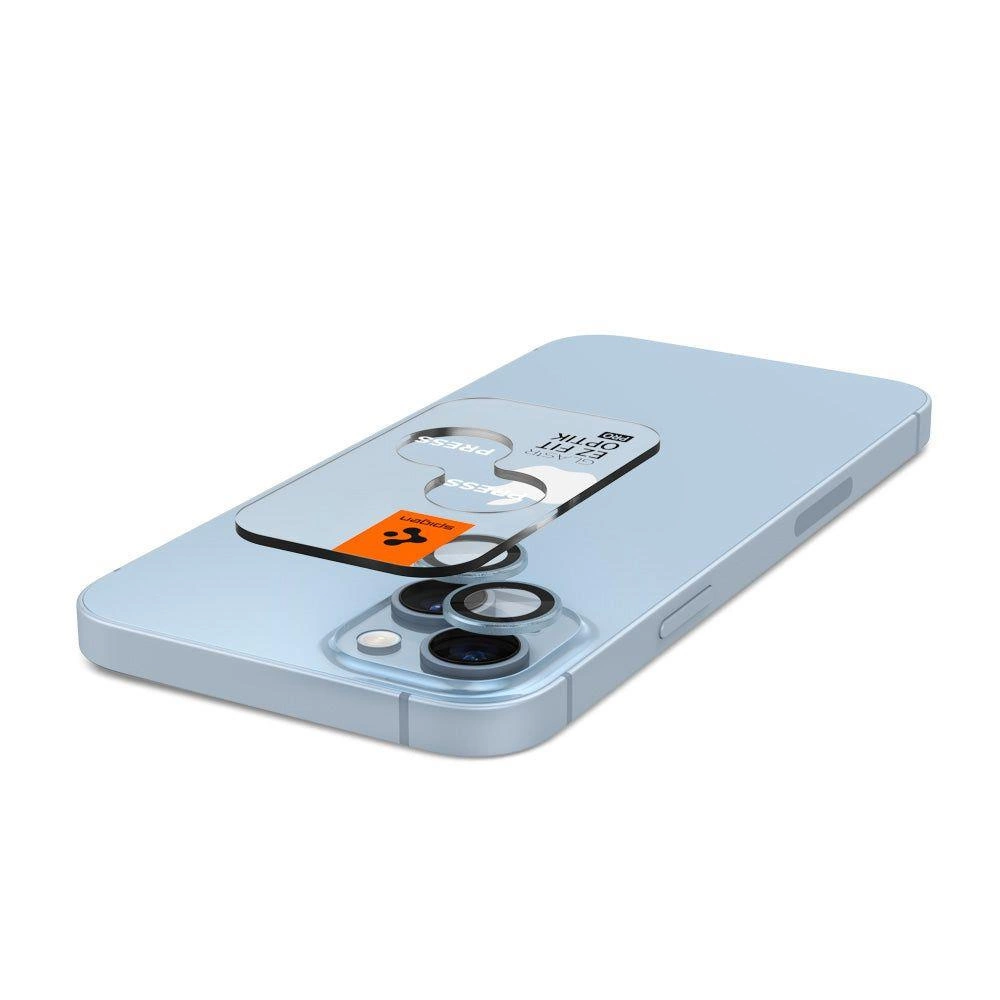 Spigen OPTIK.TR "EZ FIT" CAMERA PROTECTOR 2-PACK IPHONE 14 / 14 PLUS BLUEeng