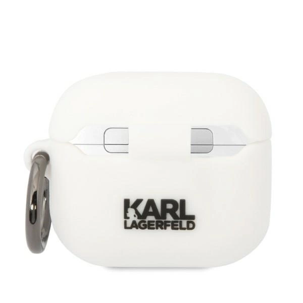 Karl Lagerfeld KLA3RUNCHH AirPods 3 cover white/white Silicone Choupette Head 3Deng