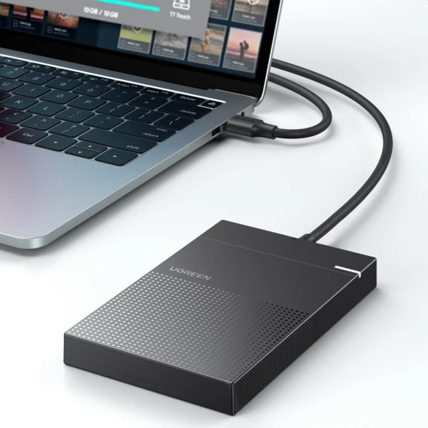 [RETURNED ITEM] Ugreen hard disk enclosure 2.5 '' USB 3.2 Gen 1 5Gbps bay for HDD SSD with USB cable black (30719 CM471)eng