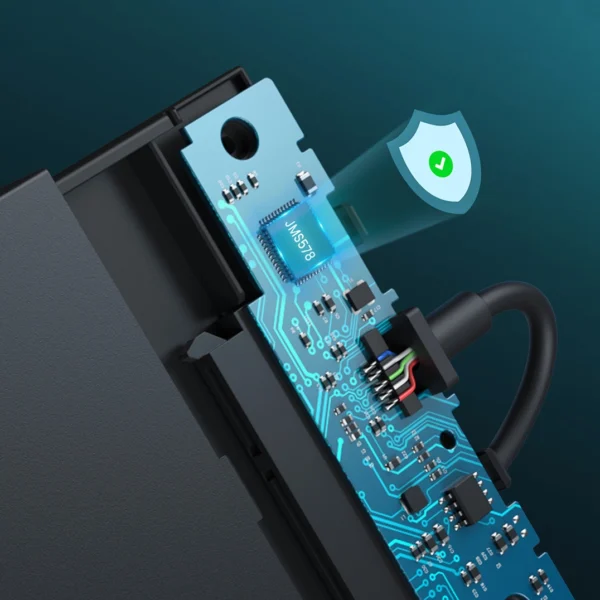 [RETURNED ITEM] Ugreen hard disk enclosure 2.5 '' USB 3.2 Gen 1 5Gbps bay for HDD SSD with USB cable black (30719 CM471)eng