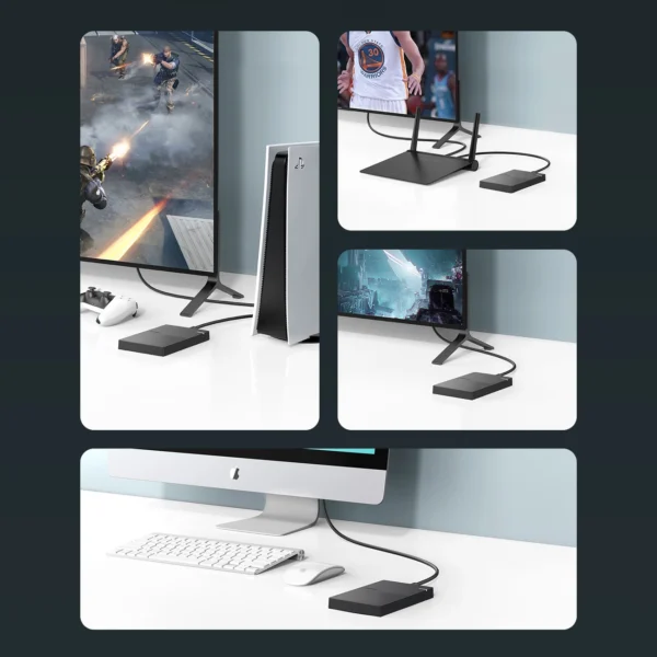 [RETURNED ITEM] Ugreen hard disk enclosure 2.5 '' USB 3.2 Gen 1 5Gbps bay for HDD SSD with USB cable black (30719 CM471)eng