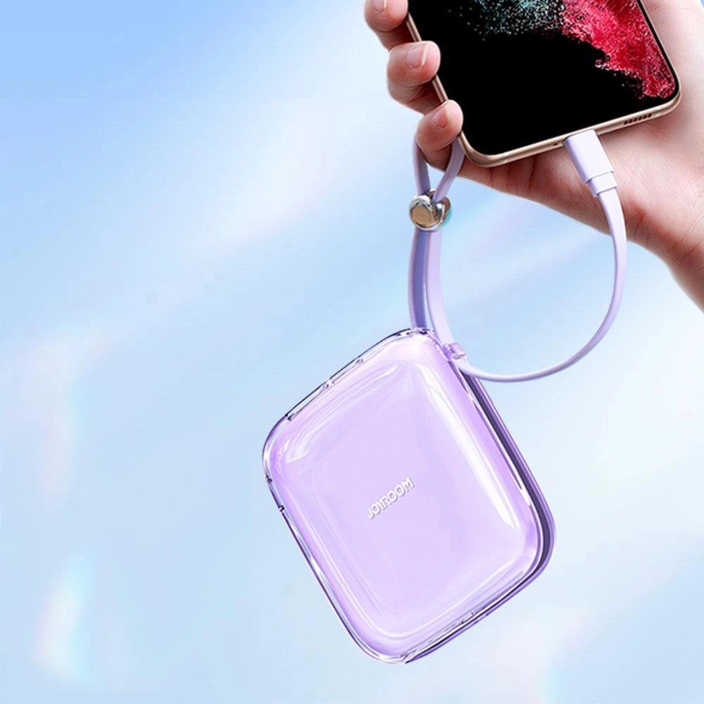 Joyroom JR-L005 10000mAh Lightning USB-A Power Bank - Purpleeng