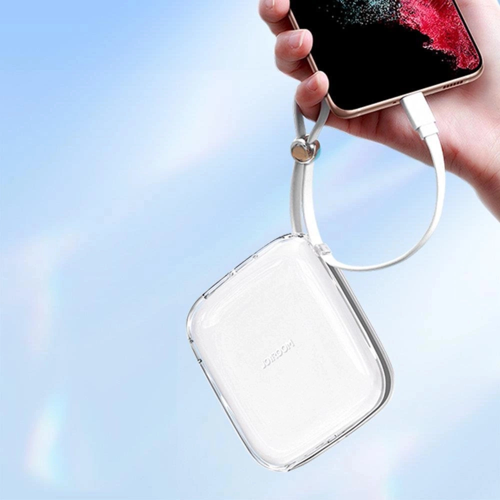 Joyroom JR-L005 10000mAh Lightning USB-A Power Bank - Whiteeng