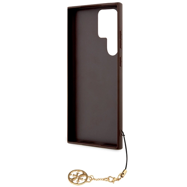 Guess GUHCS23LGF4GBR S23 Ultra S918 brown/brown hardcase 4G Charms Collectioneng