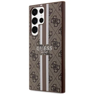 Guess GUHCS23LP4RPSW S23 Ultra S918 brown/brown hardcase 4G Printed Stripeeng
