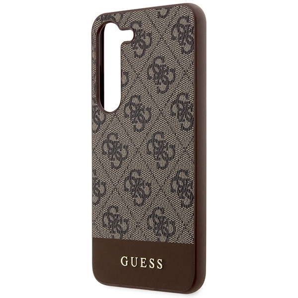 Guess GUHCS23MG4GLBR S23+ S916 brown/brown hardcase 4G Stripe Collectioneng