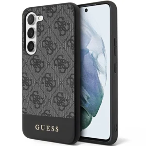 Guess GUHCS23SG4GLGR S23 S911 black/black hardcase 4G Stripe Collectioneng