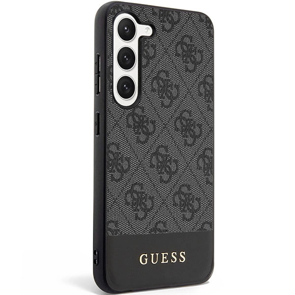 Guess GUHCS23SG4GLGR S23 S911 black/black hardcase 4G Stripe Collectioneng