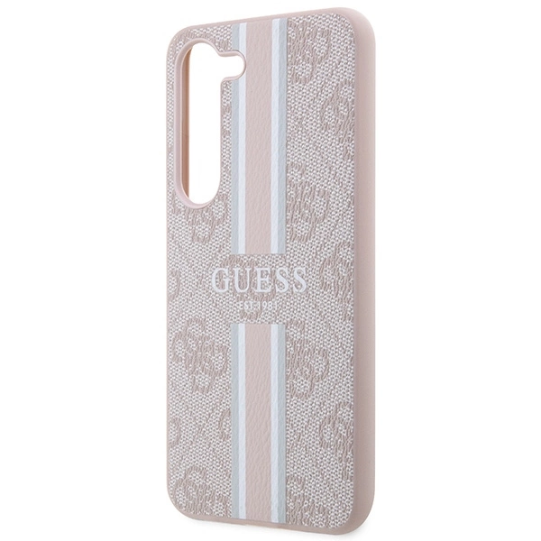 Guess GUHCS23SP4RPSP S23 S911 pink/pink hardcase 4G Printed Stripeeng