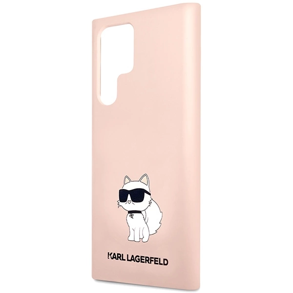 Karl Lagerfeld KLHCS23LSNCHBCP S23 Ultra S918 hardcase pink/pink Silicone Choupetteeng