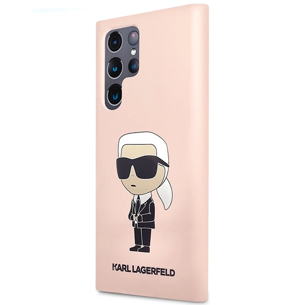 Karl Lagerfeld KLHCS23LSNIKBCP Sam S23 S918 Ultra hardcase pink/pink Silicone Ikonikeng