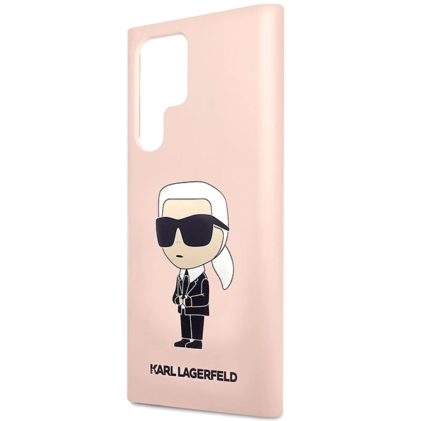 Karl Lagerfeld KLHCS23LSNIKBCP Sam S23 S918 Ultra hardcase pink/pink Silicone Ikonikeng