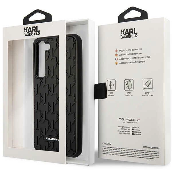 Karl Lagerfeld KLHCS23MRUPKLPK S23+ S916 hardcase black/black 3D Monogrameng