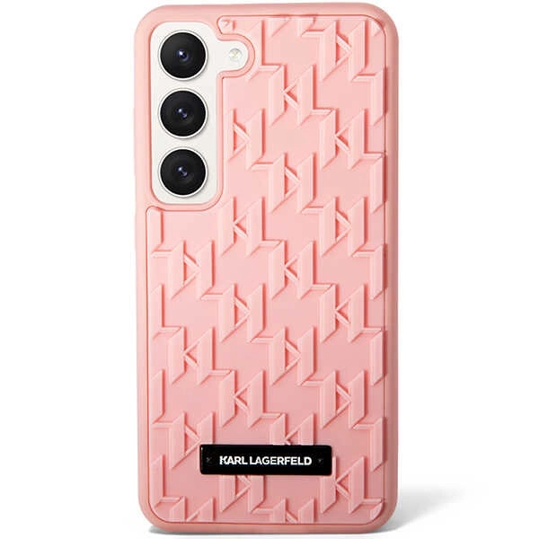 Karl Lagerfeld 3D Monogram Case for Samsung Galaxy S23+ - Pinkeng