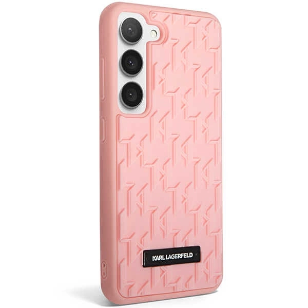Karl Lagerfeld 3D Monogram Case for Samsung Galaxy S23+ - Pinkeng