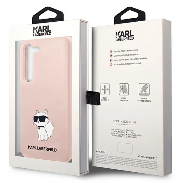 Karl Lagerfeld KLHCS23MSNCHBCP S23+ S916 hardcase pink/pink Silicone Choupetteeng