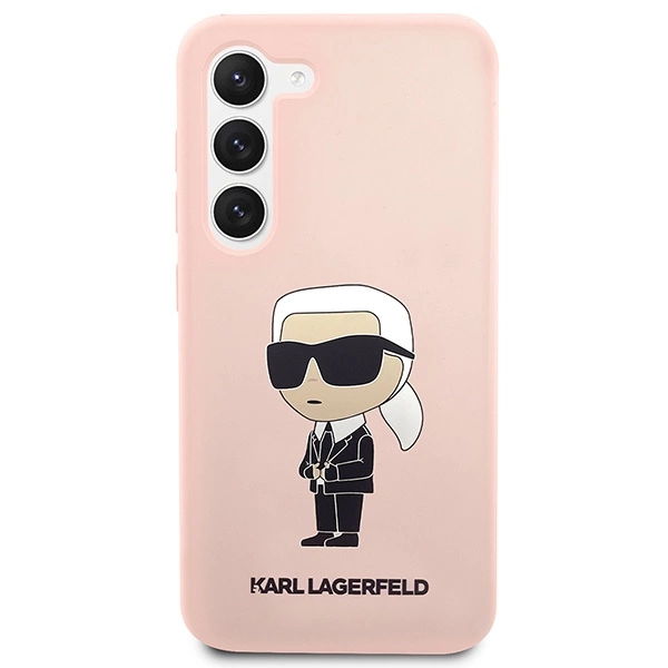 Karl Lagerfeld KLHCS23MSNIKBCP S23+ S916 hardcase pink/pink Silicone Ikonikeng