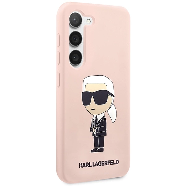 Karl Lagerfeld KLHCS23MSNIKBCP S23+ S916 hardcase pink/pink Silicone Ikonikeng