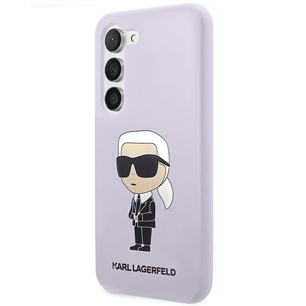 Karl Lagerfeld KLHCS23MSNIKBCU S23+ S916 hardcase purple/purple Silicone Ikonikeng