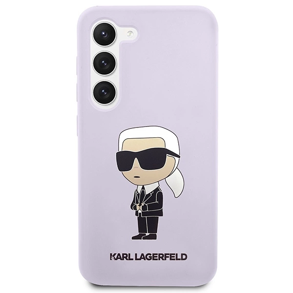 Karl Lagerfeld KLHCS23MSNIKBCU S23+ S916 hardcase purple/purple Silicone Ikonikeng