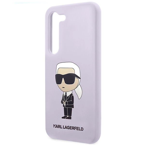 Karl Lagerfeld KLHCS23MSNIKBCU S23+ S916 hardcase purple/purple Silicone Ikonikeng