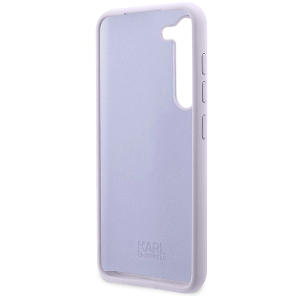 Karl Lagerfeld KLHCS23MSNIKBCU S23+ S916 hardcase purple/purple Silicone Ikonikeng