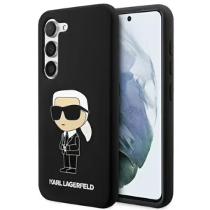 Karl Lagerfeld KLHCS23SSNIKBCK S23 S911 hardcase black/black Silicone Ikonikeng